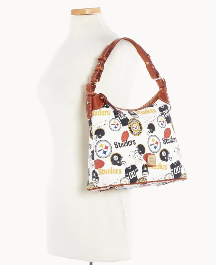 NFL Steelers Hobo Steelers Woman Dooney and Bourke Shoulder Bags NFL Steelers Hobo Steelers Woman Dooney and Bourke Shoulder Bags
