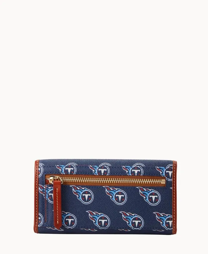 NFL Titans Continental Clutch Titans ManWoman Dooney and Bourke Wallets NFL Titans Continental Clutch Titans ManWoman Dooney and Bourke Wallets