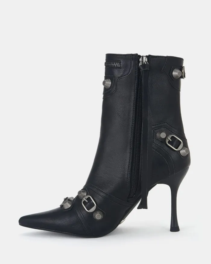 NOVO Shoes Ankle Boots Women KABOOM BLACK