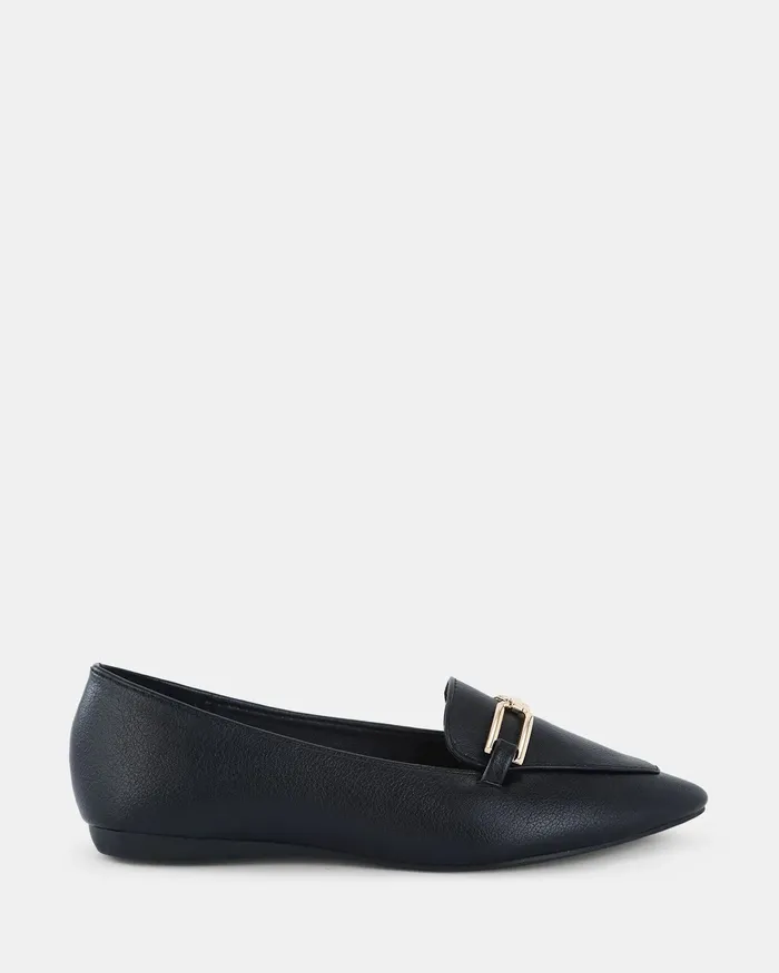 NOVO Shoes CREMONA BLACK Loafers Women Casuals