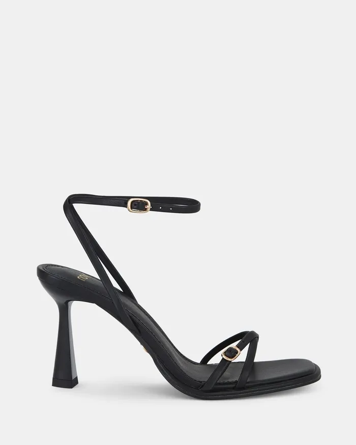 NOVO Shoes MATEO BLACK Open Toe Heels Women Party