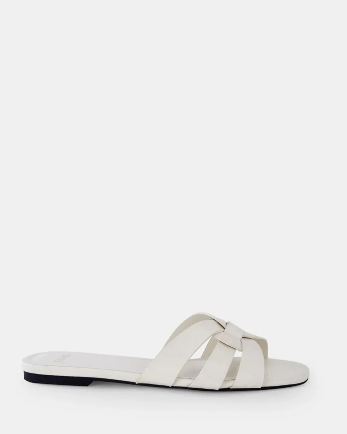 NOVO Shoes SAFRON CREAM CROC Women Slides