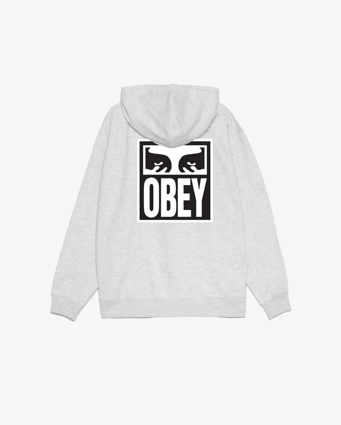 OBEY EYES ICON PULLOVER Heather Grey SWEATSHIRTS OBEY Clothing Men