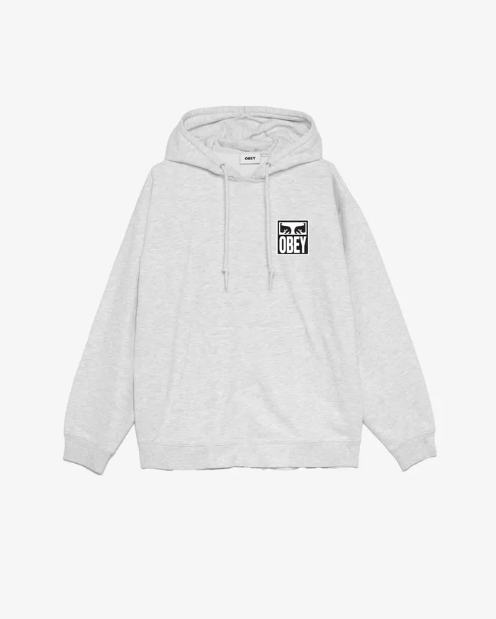 OBEY EYES ICON PULLOVER Heather Grey SWEATSHIRTS OBEY Clothing Men
