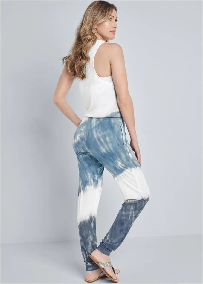 OMBRE FRENCH TERRY JUMPSUIT Blue Multi Women VENUS Jumpsuits