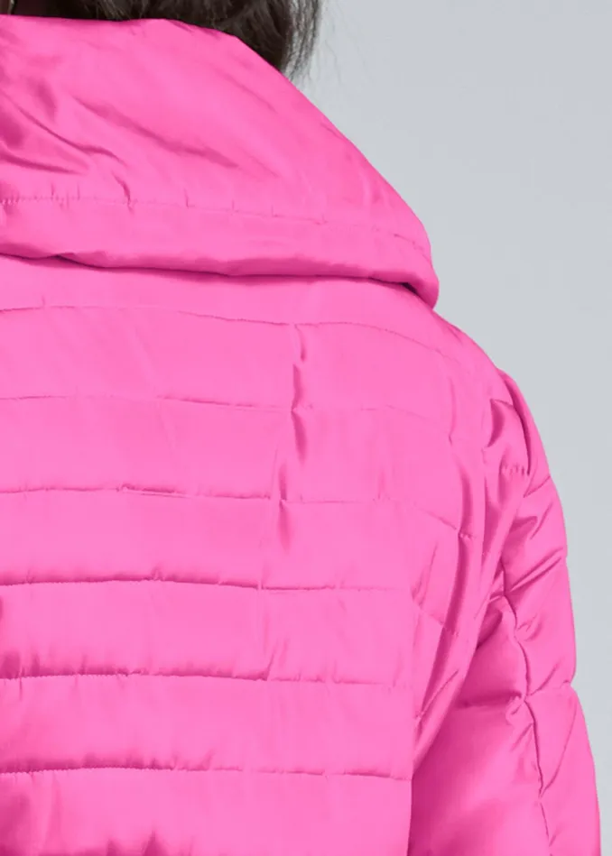 OMBRE PEPLUM PUFFER JACKET Pink Multi Women VENUS Jackets