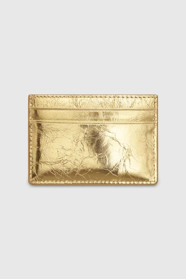 Oroton Clara Metallic Cc Sleeve Gold Metallic Women Wallets Oroton Clara Metallic Cc Sleeve Gold Metallic Women Wallets