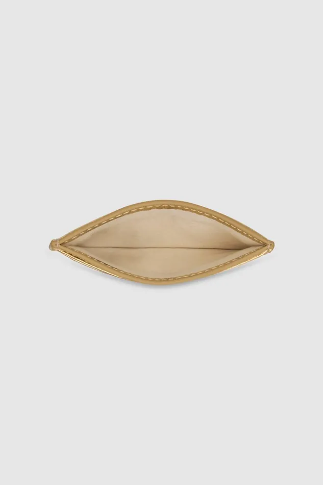 Oroton Clara Metallic Cc Sleeve Gold Metallic Women Wallets Oroton Clara Metallic Cc Sleeve Gold Metallic Women Wallets