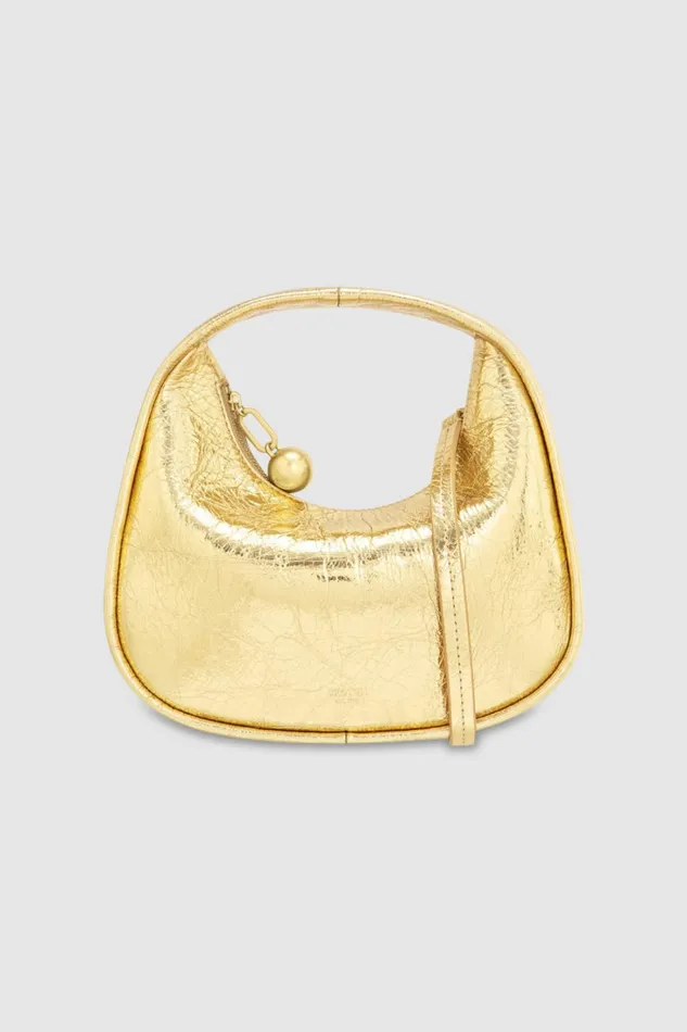 Oroton Clara Mini Bag Gold Women Mini Bags
