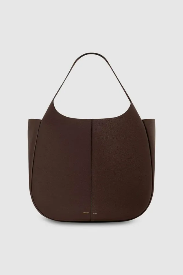 Oroton Emilia Large Tote Bear Brown Women Shoulder