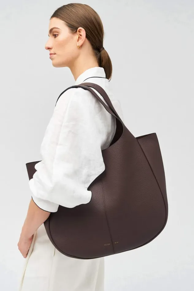 Oroton Emilia Large Tote Bear Brown Women Shoulder Oroton Emilia Large Tote Bear Brown Women Shoulder