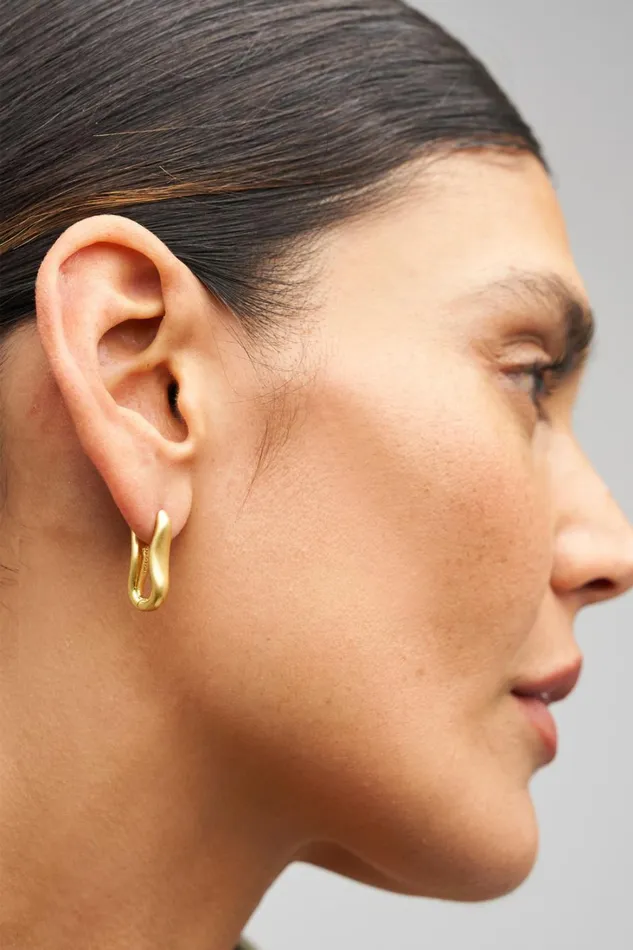 Oroton Livia Drop Earring Worn Gold Women Jewellery Oroton Livia Drop Earring Worn Gold Women Jewellery