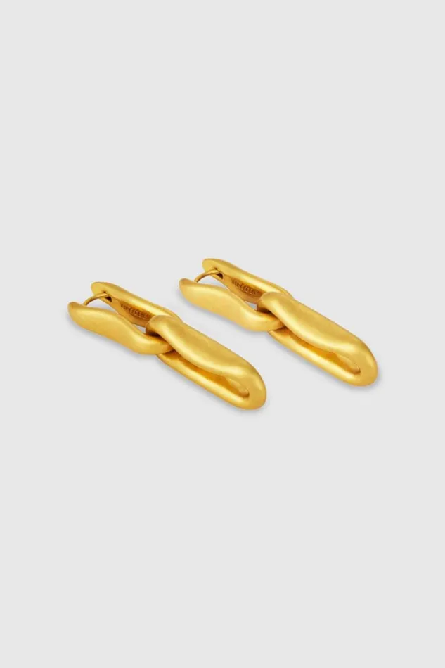 Oroton Livia Drop Earring Worn Gold Women Jewellery Oroton Livia Drop Earring Worn Gold Women Jewellery