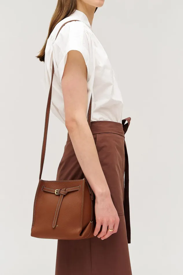 Oroton Margot Mini Bucket Bag Whiskey Women Crossbody Oroton Margot Mini Bucket Bag Whiskey Women Crossbody