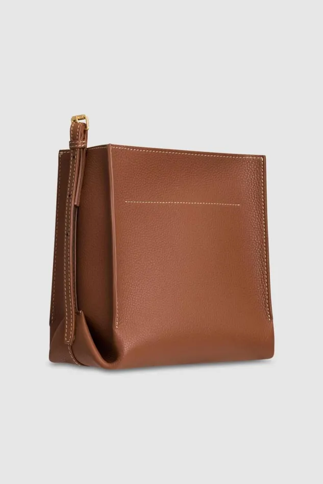 Oroton Margot Mini Bucket Bag Whiskey Women Crossbody Oroton Margot Mini Bucket Bag Whiskey Women Crossbody