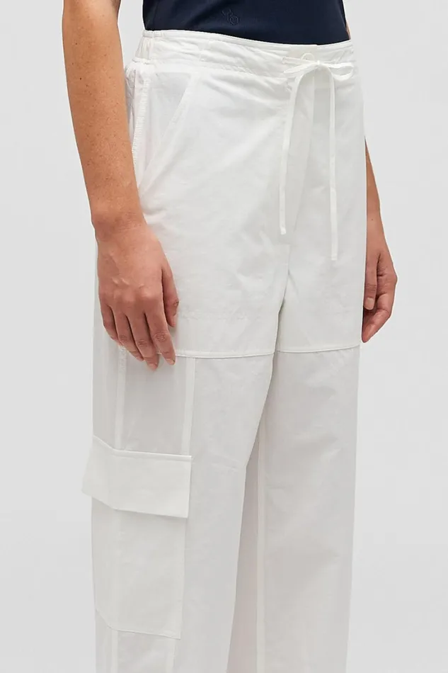 Oroton Scout Poplin Cargo Pant White Women Pants Oroton Scout Poplin Cargo Pant White Women Pants