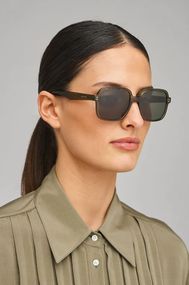 Oroton Signe Sunglasses Dark Olive Women Sunglasses Oroton Signe Sunglasses Dark Olive Women Sunglasses