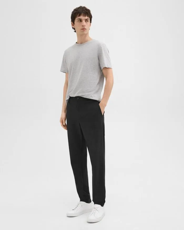 Pants Men Theory Terrance Jogger In Precision Ponte Black Pants Men Theory Terrance Jogger In Precision Ponte Black