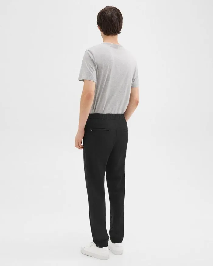 Pants Men Theory Terrance Jogger In Precision Ponte Black Pants Men Theory Terrance Jogger In Precision Ponte Black