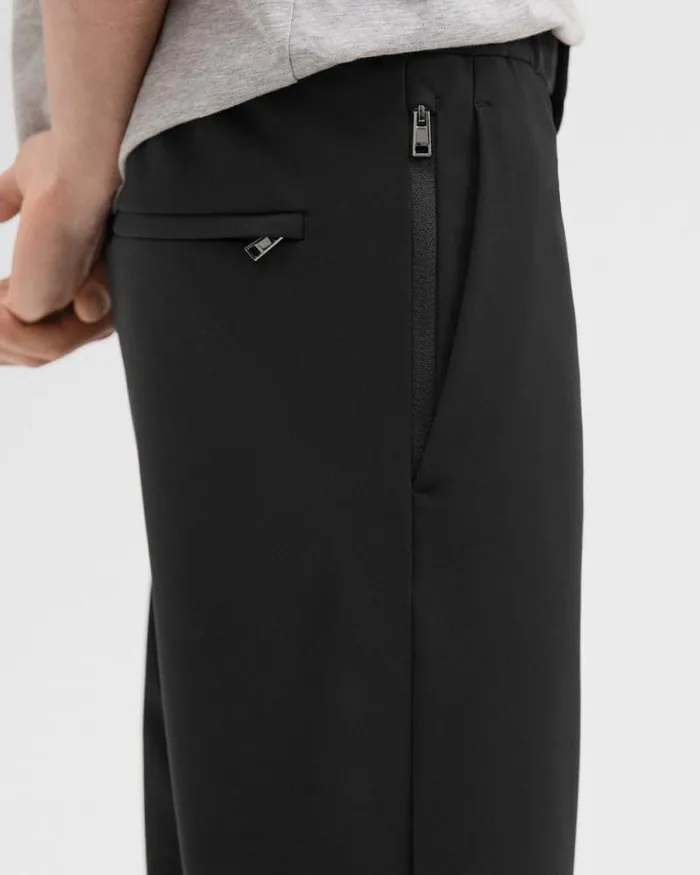 Pants Men Theory Terrance Jogger In Precision Ponte Black Pants Men Theory Terrance Jogger In Precision Ponte Black