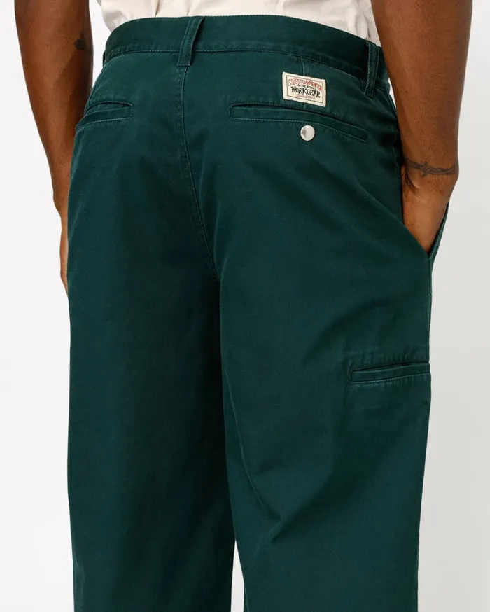 Pants MenWomen Stussy CHINO WORK PANT Spruce Pants MenWomen Stussy CHINO WORK PANT Spruce