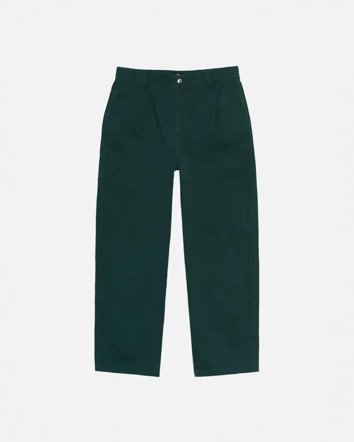 Pants MenWomen Stussy CHINO WORK PANT Spruce Pants MenWomen Stussy CHINO WORK PANT Spruce