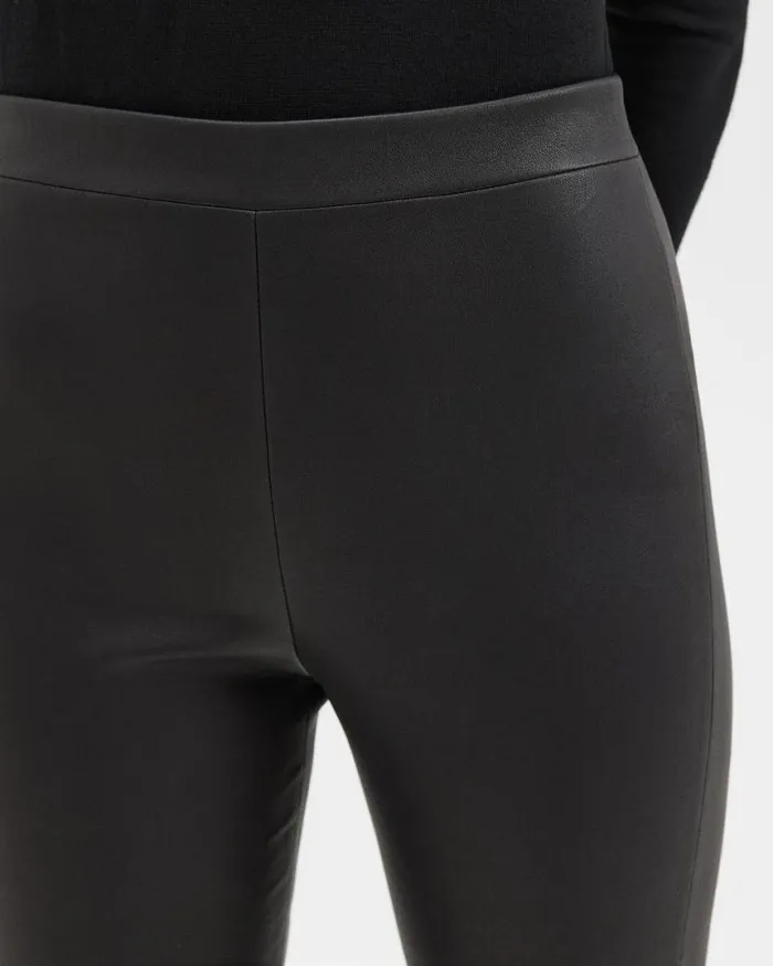 Pants Women Theory HighWaist Legging In Leather Black Pants Women Theory HighWaist Legging In Leather Black