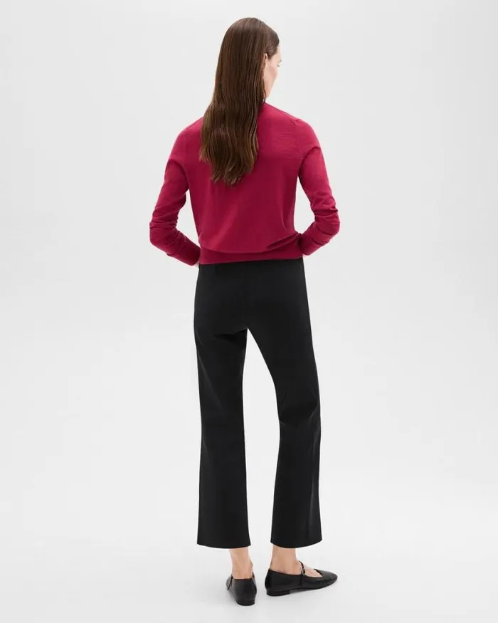 Pants Women Theory Kick Pant In Scuba Black Pants Women Theory Kick Pant In Scuba Black