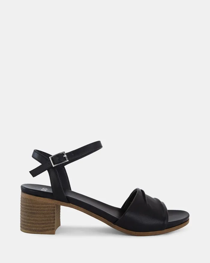 Party NOVO Shoes Women URANG BLACK Heeled Sandals