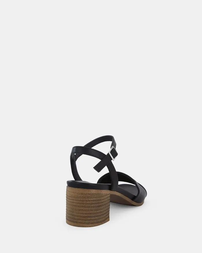 Party NOVO Shoes Women URANG BLACK Heeled Sandals