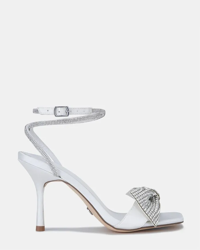 Party NOVO Shoes Women YASS WHITE SATIN Stilettos