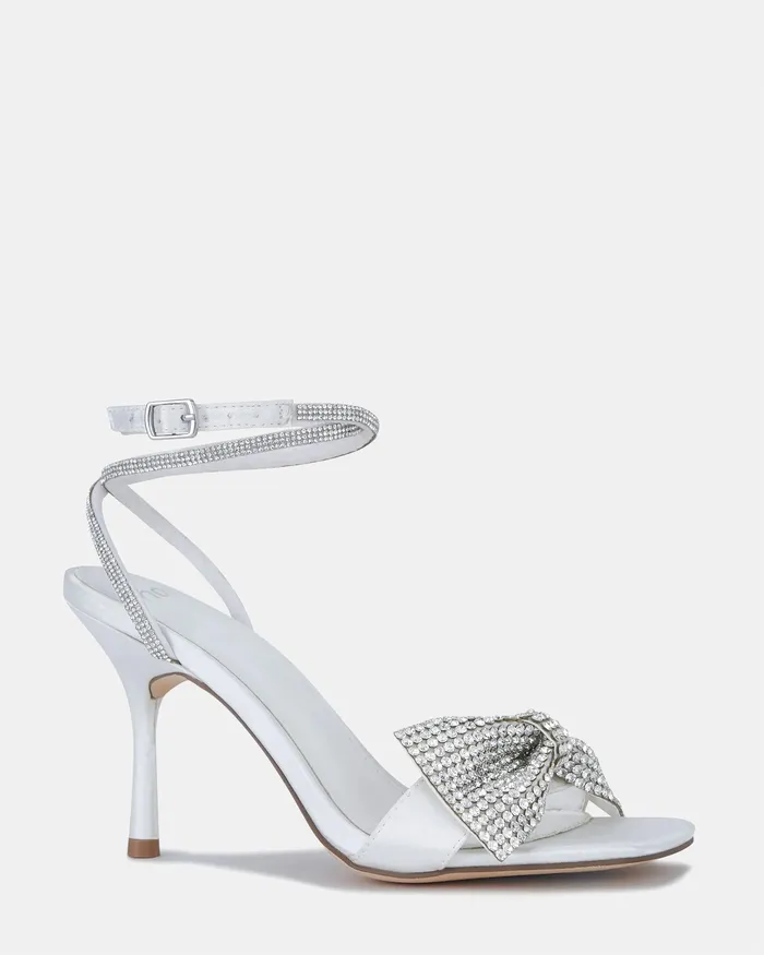 Party NOVO Shoes Women YASS WHITE SATIN Stilettos