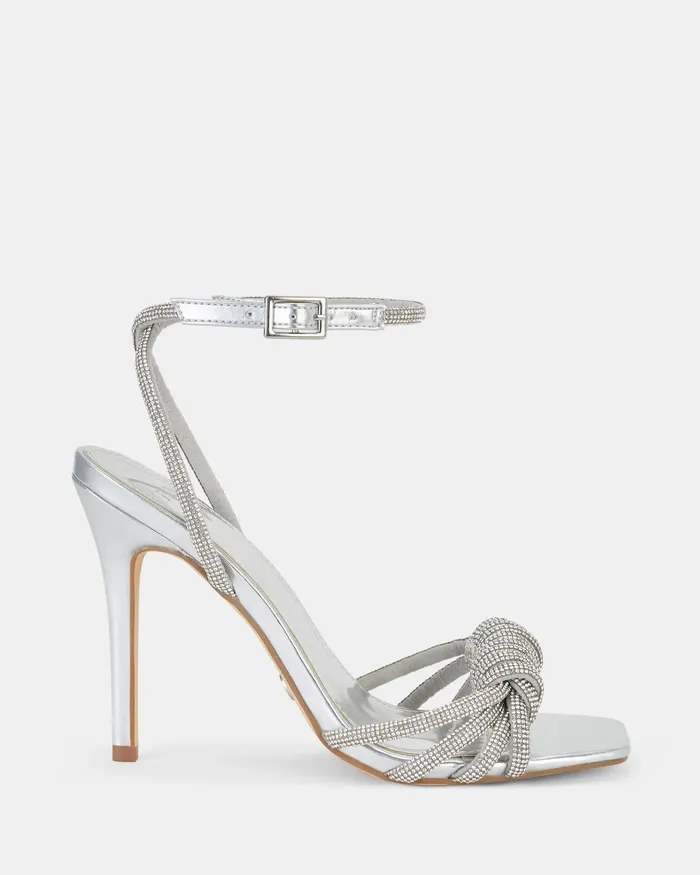 Party NOVO Shoes Women YATEE SILVER Open Toe Heels