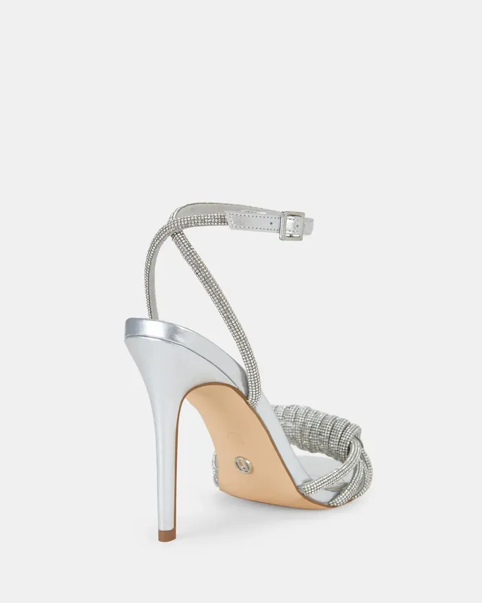 Party NOVO Shoes Women YATEE SILVER Open Toe Heels