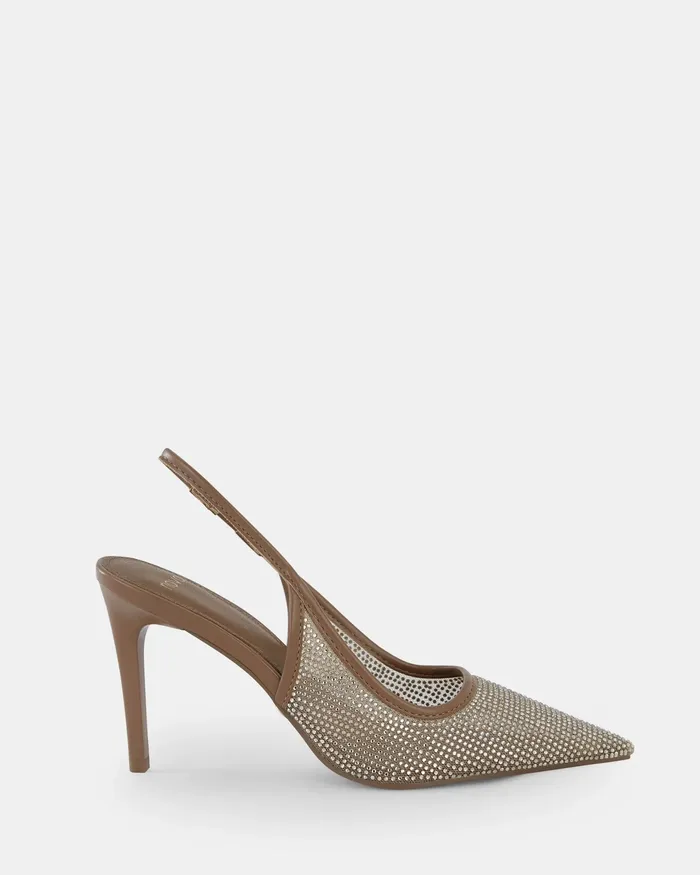 Party PETRONILLA BROWN SUGAR Pumps 8211 NOVO Shoes Women