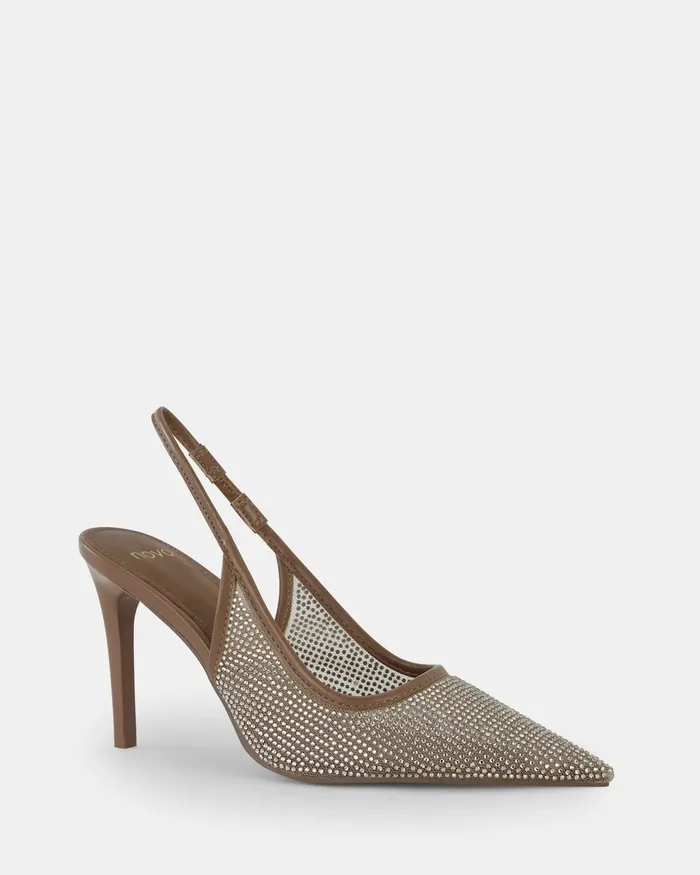 Party PETRONILLA BROWN SUGAR Pumps 8211 NOVO Shoes Women