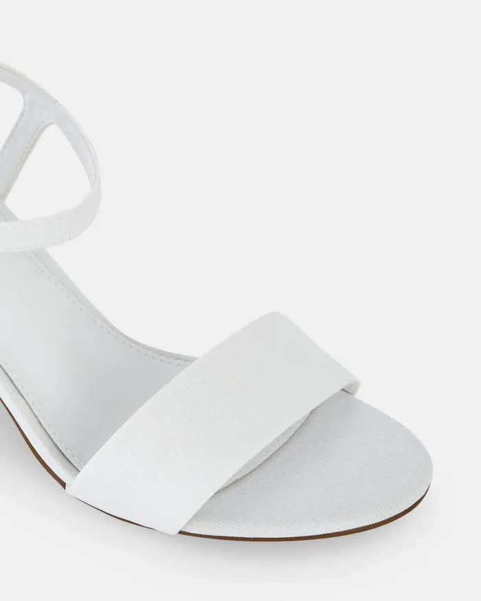 Party Women NOVO Shoes UDACIOUS WHITE Block Heels