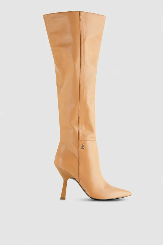 Patrizia Pepe Boots Astral Heeled Nappa Leather Boots Brown 8211 Women