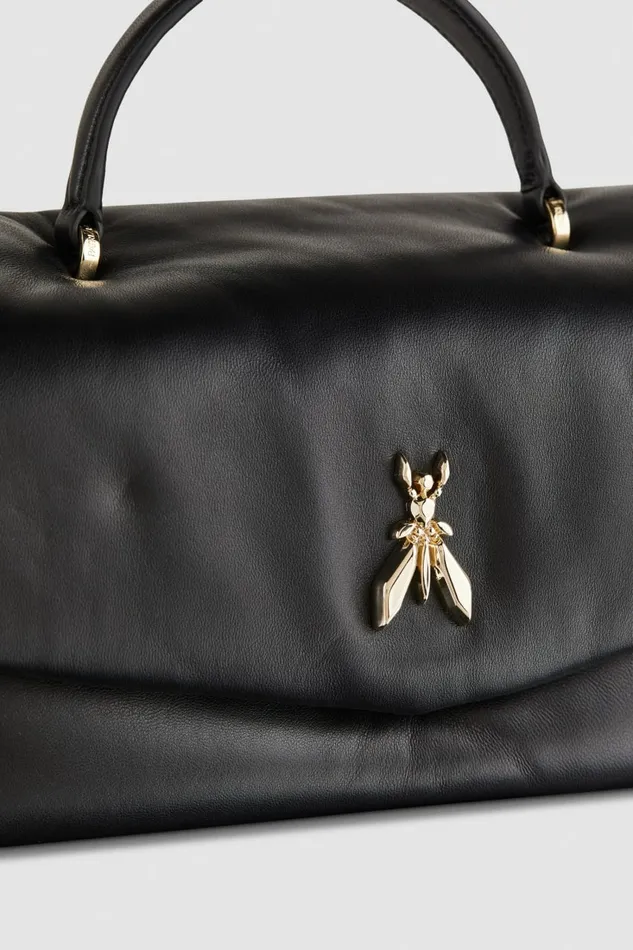 Patrizia Pepe Crossbodys Fly Bamby Leather Shoulder Bag Black 8211 Women