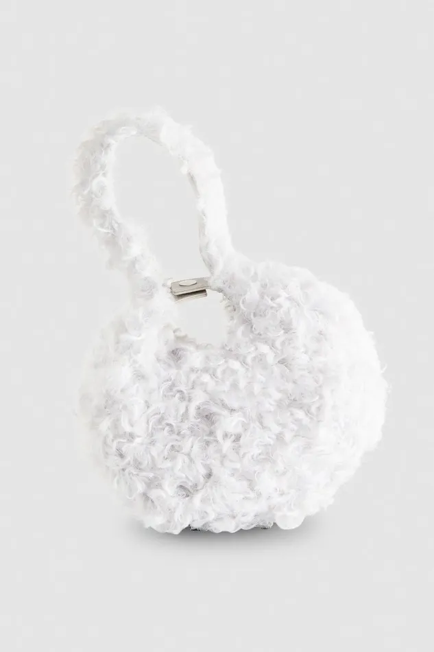 Patrizia Pepe Handbags Bangle Bag Fluffy White 8211 Women