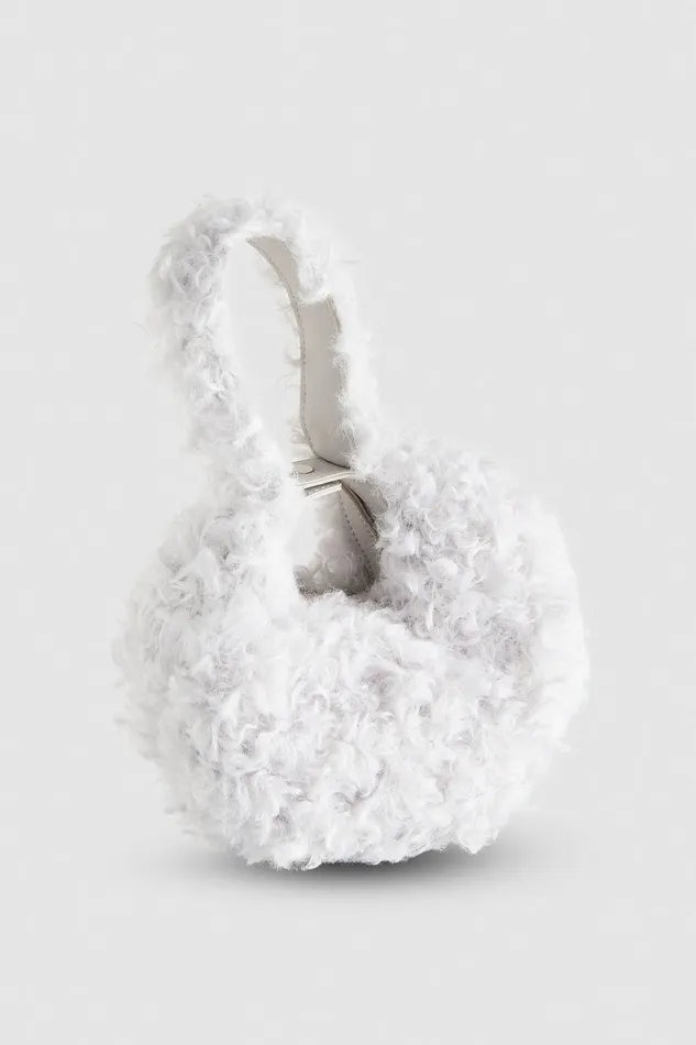 Patrizia Pepe Handbags Bangle Bag Fluffy White 8211 Women