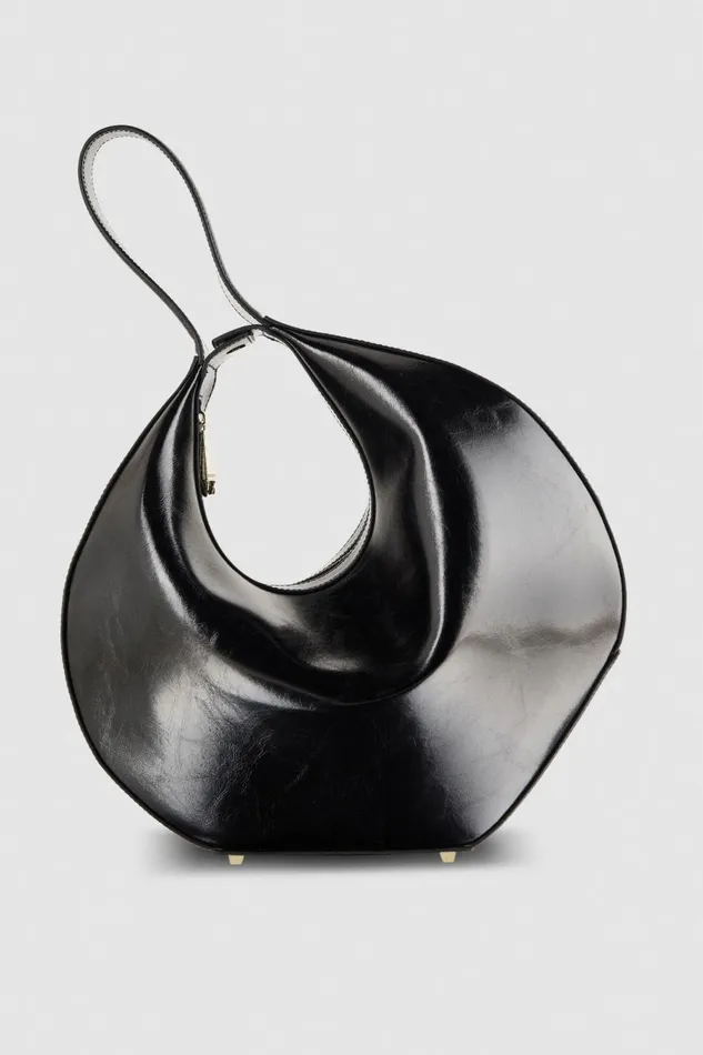 Patrizia Pepe Handbags HandHeld Bangle Bag With Zipper Black 8211 Women