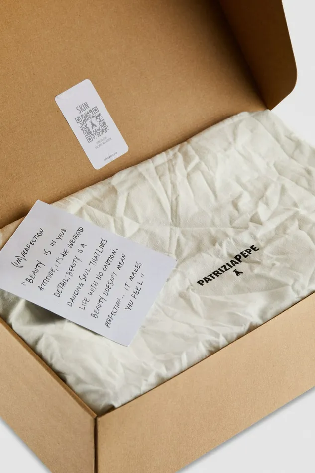 Patrizia Pepe Sneakers Skin Sneakers In Leather With Lettering White 8211 Women