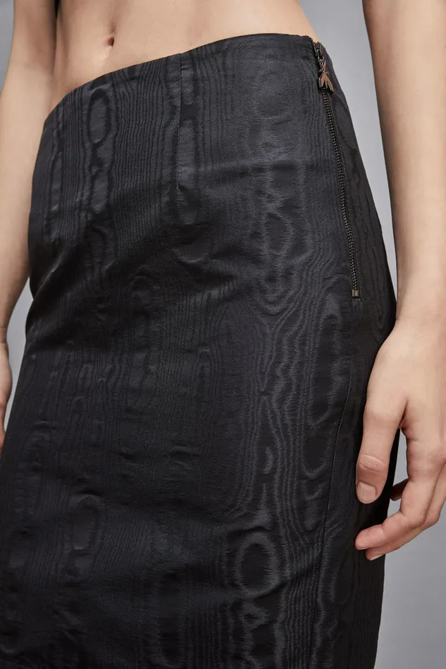 Patrizia Pepe Tailleur Midi Skirt With Slit Black 8211 Women
