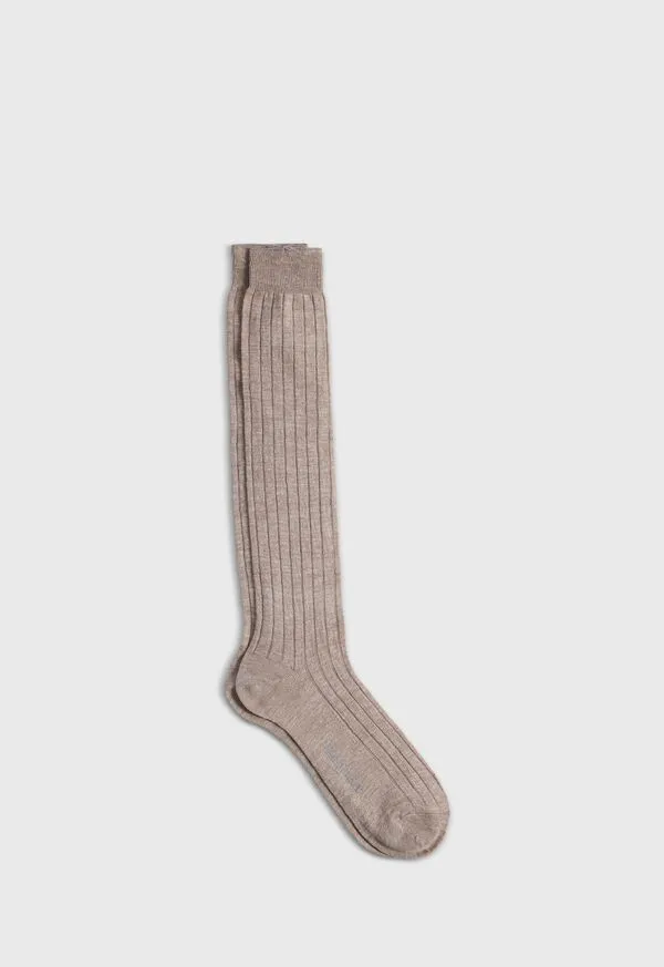 Paulstuart Socks Mens Linen Mlange Sock Charcoal