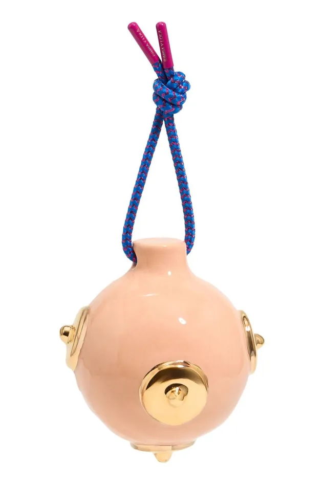 Peach APAMP Ceramic Christmas Bauble Peach Women Bimba Y Lola Christmas Decorations Peach APAMP Ceramic Christmas Bauble Peach Women Bimba Y Lola Christmas Decorations