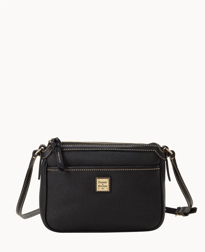Pebble Grain East West Pocket Crossbody Black Black Woman Dooney and Bourke Crossbodies Pebble Grain East West Pocket Crossbody Black Black Woman Dooney and Bourke Crossbodies