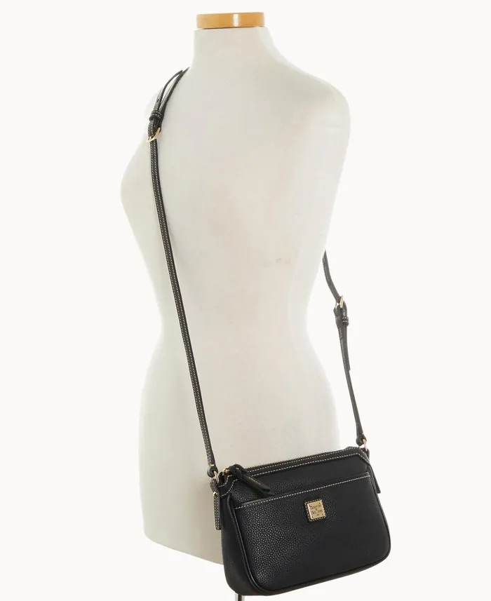 Pebble Grain East West Pocket Crossbody Black Black Woman Dooney and Bourke Crossbodies Pebble Grain East West Pocket Crossbody Black Black Woman Dooney and Bourke Crossbodies