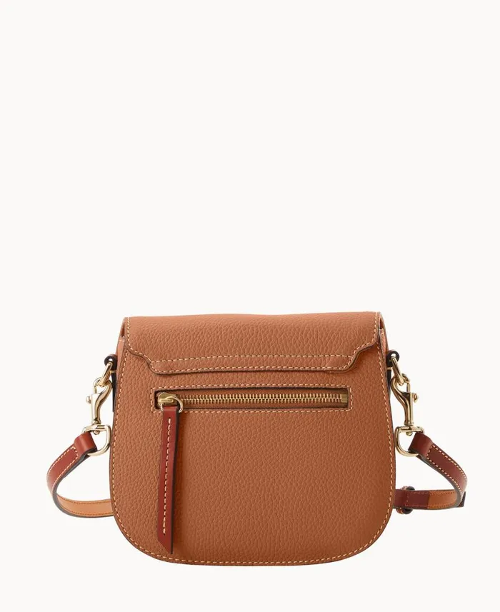 Pebble Grain Saddle Bag Caramel Woman Dooney and Bourke Crossbodies Pebble Grain Saddle Bag Caramel Woman Dooney and Bourke Crossbodies