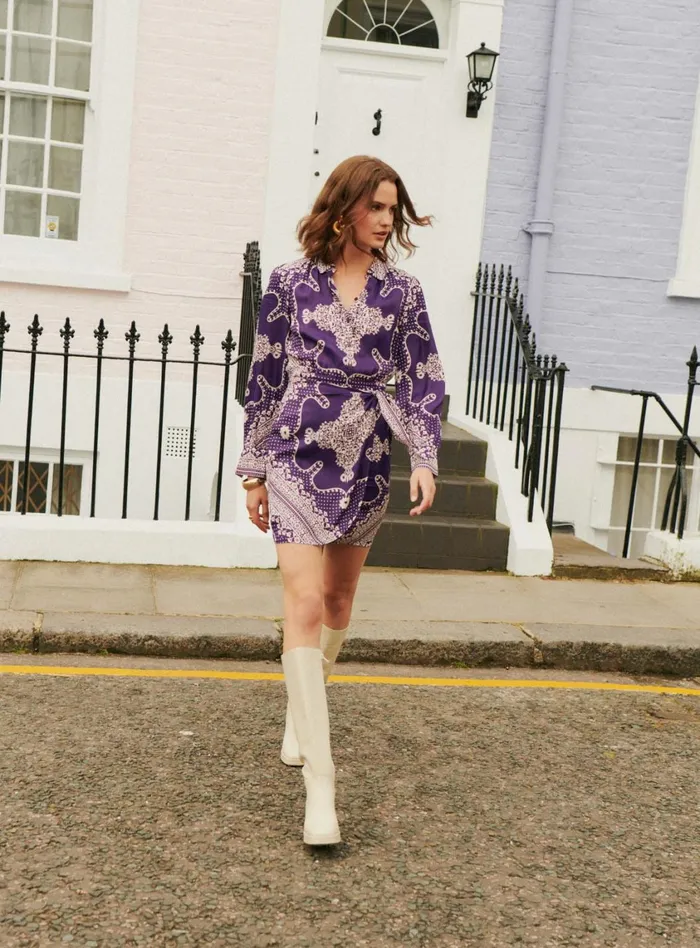 Petite Mendigote Dresses Romance Dress Purple 8211 Women